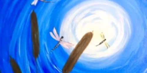 Dragonflies Paint and Sip