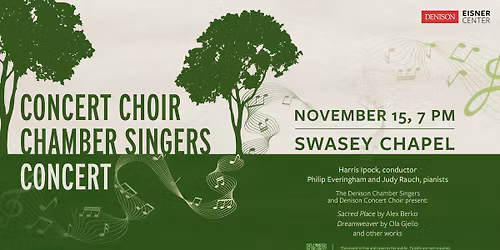 Concert Choir and Chamber Singers concert