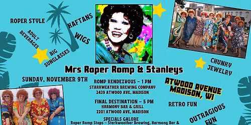 \ud83c\udf38\u2728 Mrs. Roper ROMP \u2013 Atwood Avenue Style!!! Madison, WI