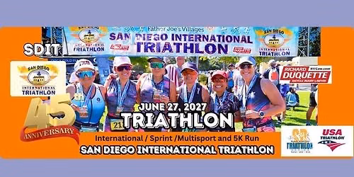 San Diego International Triathlon & 5K - 45th Annual