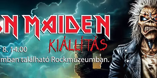 Iron Maiden ki\u00e1ll\u00edt\u00e1s a Rockm\u00fazeumban!