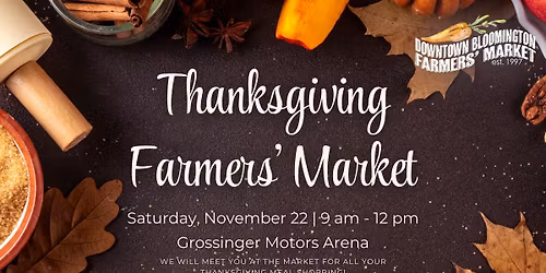 Thanksgiving Farmers' Market