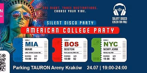 Cisza na Fali \u2013 Silent Disco Party: American College Party