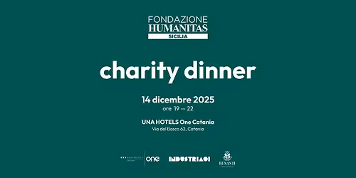 Charity Dinner a sostegno della Fondazione Humanitas Sicilia
