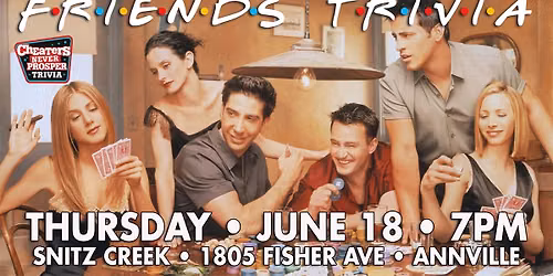 Friends Trivia at Snitz Creek Brewery - Annville