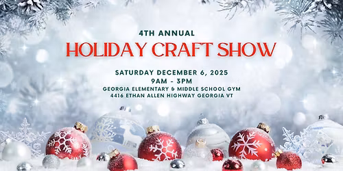 4th Annual Holiday Craft Show