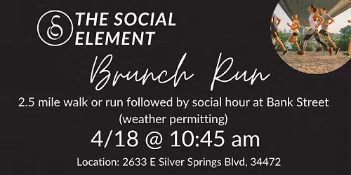 Brunch Run to Bank Street Patio Bar