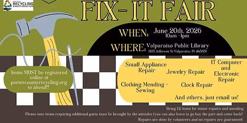 Fix-It Fair - June 2026
