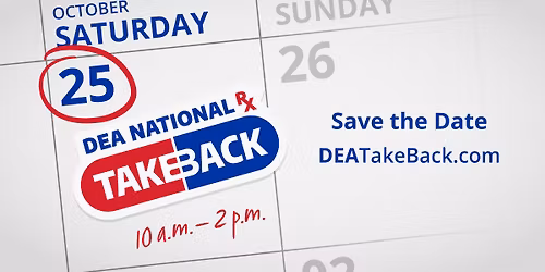 DEA National Rx Take Back