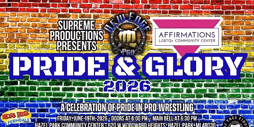 New Edge Pro Wrestling presents: PRIDE & GLORY 2026