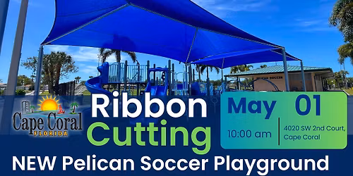 Pelican Soccer Complex Playground Ribbon Cutting