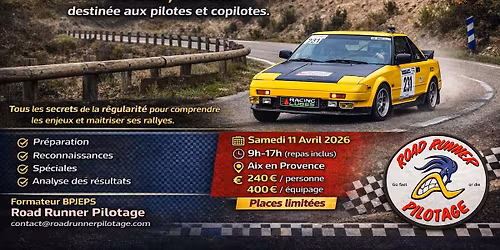 FORMATION Rallye r\u00e9gularit\u00e9 VHRS
