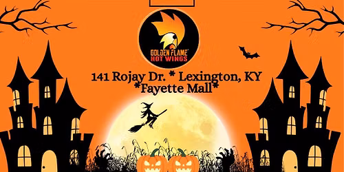 DD RAINBOW's 2nd Annual SINGO*COSTUME PARTY  Golden Flame Hot Wings (Oct 29) $20 Gift Cards & Prizes