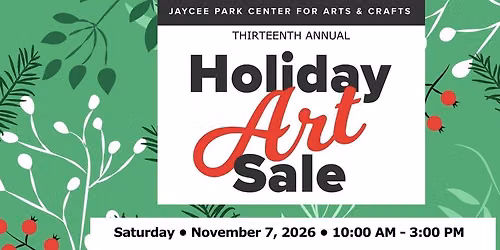 Jaycee Park Holiday Art Sale