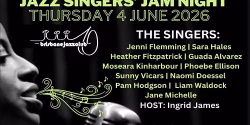 Jazz Singers' Jam Night - June 2026