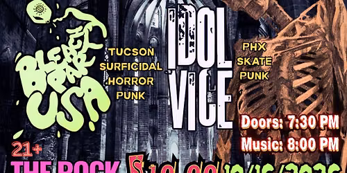 Local Punk Show with Three Rounds and PAVEWAY II at The Rock