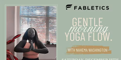 Gentle Morning Yoga Flow with Nahema Washington of Golden Serenity Yoga!