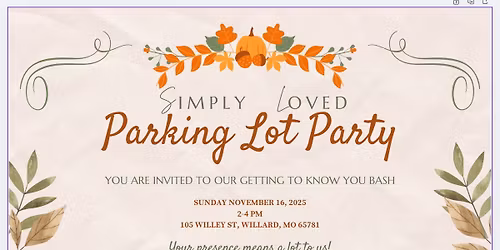 Simply Loved Party in the Parking Lot