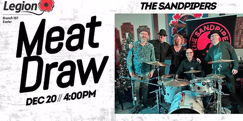 Saturday Meat Draw feat. The Sandpipers!