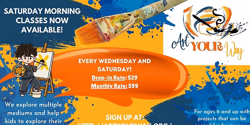 Saturday Morning My RAD Art Lab Art Classes for Elementary Kids Ages 6-12