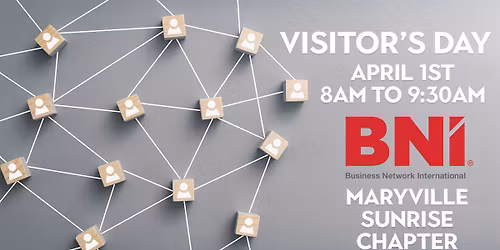 2026 BNI Sunrise Maryville Visitor's Day