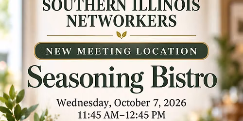 October Monthly Meeting for Southern Illinois netWORKers