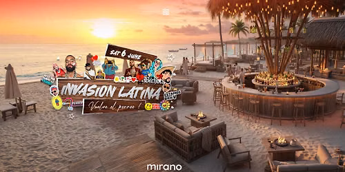 INVASION LATINA - SAT 06\/06 - MIRANO BRUSSELS