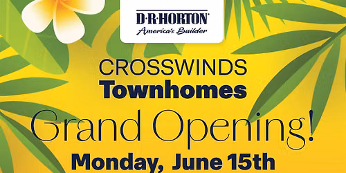 Crosswinds Townhomes Grand Opening!