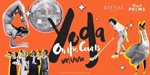 Yoga on the Courts + Cocktails