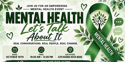 Mental Health: Let\u2019s Talk About It