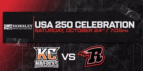 USA 250 CELEBRATION: Rapid City Rush vs. Kansas City Mavericks
