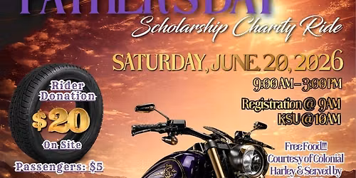 Zaki Father's Day Scholarship Charity Ride & Cookout hosted by the Buffalo Soldiers