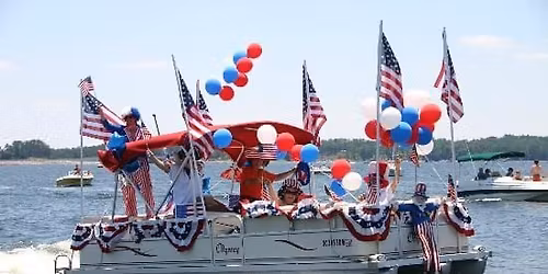 Coldwater Lake Association Flotilla on Coldwater Lake