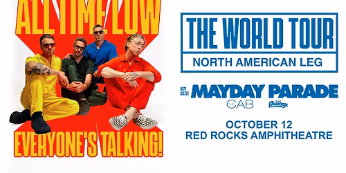 Parking All Time Low with Mayday Parade, The Cab, and The Paradox