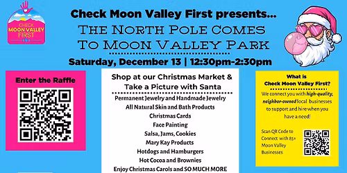 The North Pole Comes to Moon Valley: Holiday Market