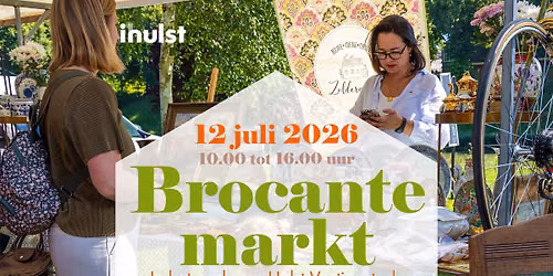 Brocantemarkt in het park van Hulst