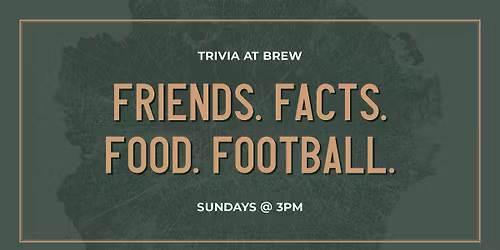 Trivia at Brew!