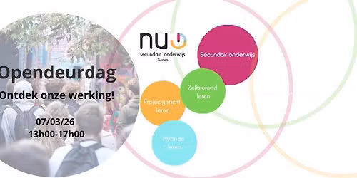 Opendeurdag GO! NuO (vestiging Atheneum Tienen)