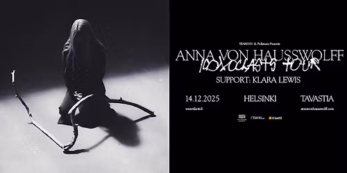 ANNA VON HAUSSWOLFF (SWE) + Klara Lewis (SWE) \/ Tavastia-klubi