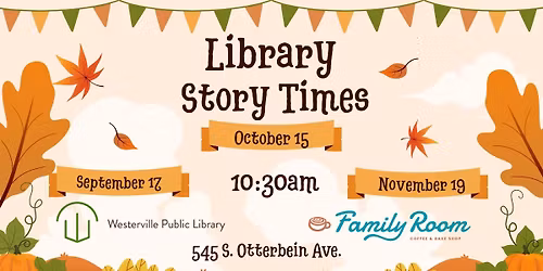 Library Story Times @ Family Room