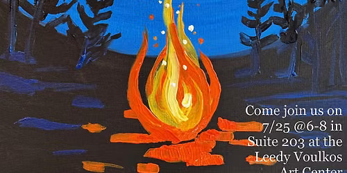 Cozy Summer Campfire: Paint and Sip with Vanessa Lacy
