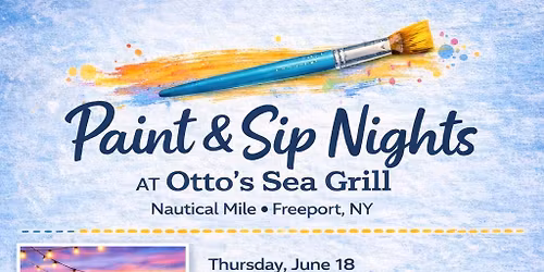 Paint Night at Ottos Sea Grill - Nautical Mile - "Sunset on The Nautical Mile