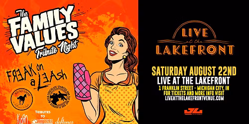 Family Values Tribute Night w\/ Tributes to Korn, Limp Bizkit, and Deftones at Live at the Lakefront