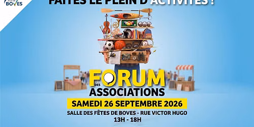 FORUM DES ASSOCIATIONS 2026 : FAITES LE PLEIN D'ACTIVIT\u00c9S ! \ud83d\udce3