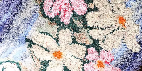 Rag rugging with beautiful patterns