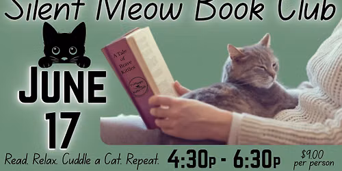 Silent Meow Book Club - June 17