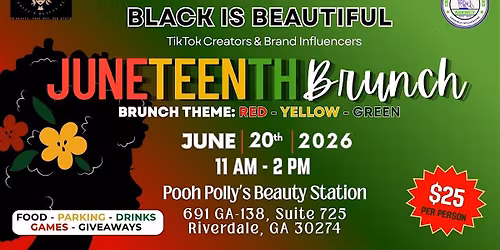 Black is Beautiful: Juneteenth Beauty Creator Brunch