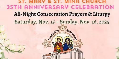 All Night Consecration Prayers & Liturgy