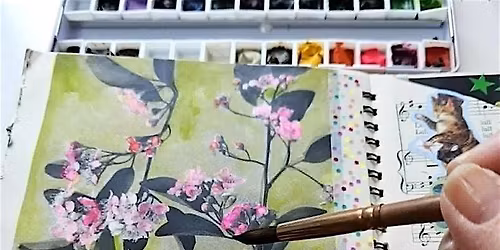 Art for Wellness: MINDFUL VINTAGE PHOTO PAINTING