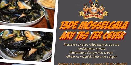 13de MOSSELGALA "AKV TES TER OEVER"